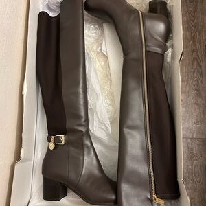 NIB NEW Michael Kors Aileen Leather Womens Boots Size 6M